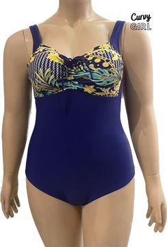 Picture of CURVY GIRL TUMMY CONTROL SWIM SUIT